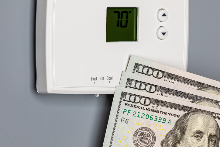 Energy-efficient home furnace and thermostat