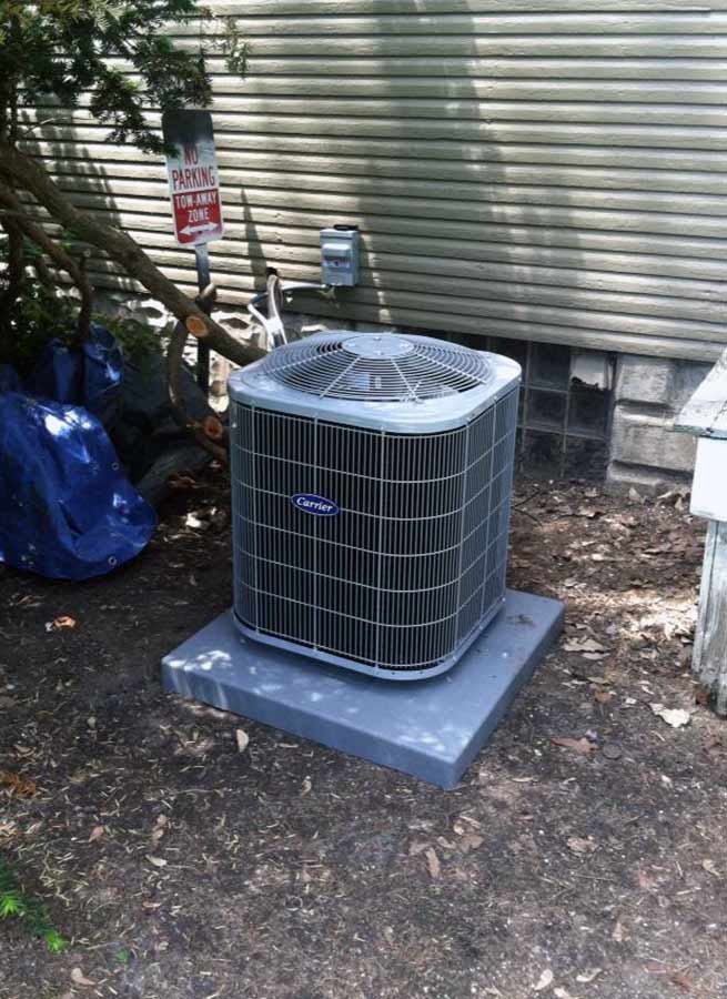 Carrier air conditioning system installed by Bryant Heating & Cooling