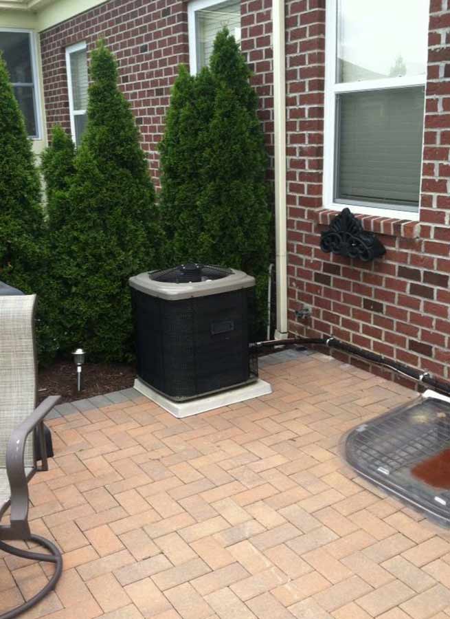 Central air conditioning installation in Westerville, Ohio by Bryant Heating & Cooling