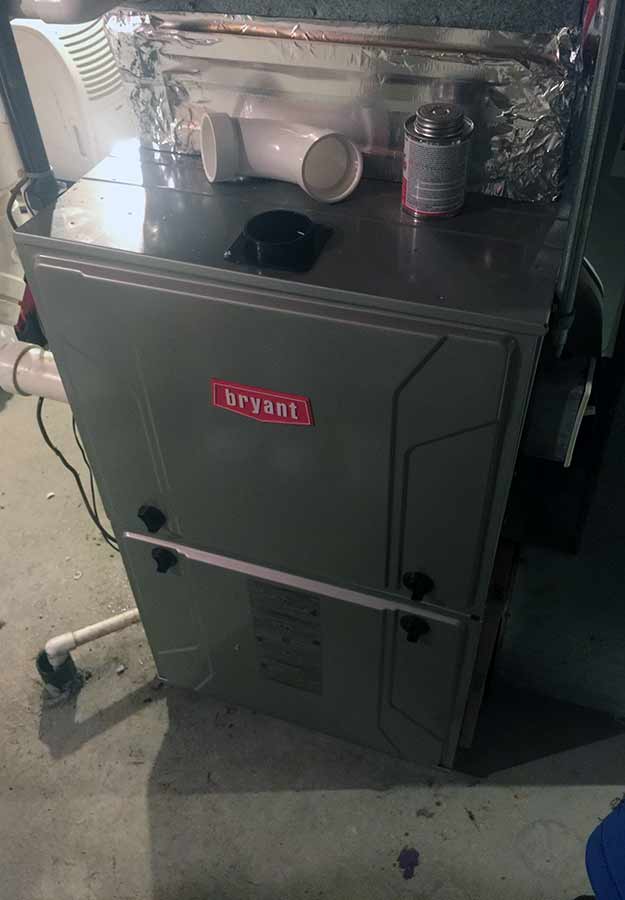 Complete HVAC system installation in Westerville, Ohio by Bryant Heating & Cooling