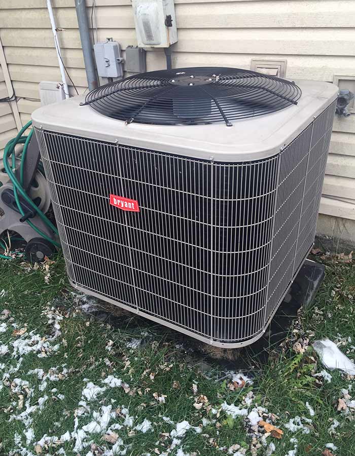 New Bryant-brand heat pump installation by Bryant Heating & Cooling