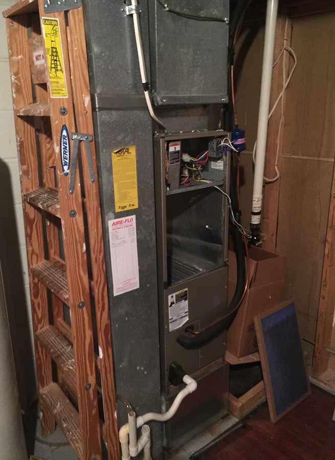 Heat pump installed in an existing Westerville, Ohio home by Bryant Heating & Cooling
